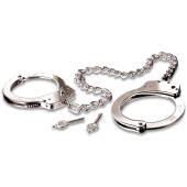 Металлические наручники Metal Leg Cuffs - Pipedream - купить с доставкой в Невинномысске