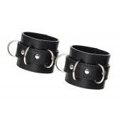 Черные наручники Anonymo на сцепке - ToyFa - купить с доставкой в Невинномысске