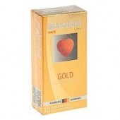 Презервативы Masculan Ultra Gold с золотым напылением и ароматом ванили - 10 шт. - Masculan - купить с доставкой в Невинномысске