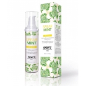 Разогревающее массажное масло Gourmet Spearmint Organic с органическими ингредиентами - 50 мл. - Exsens - купить с доставкой в Невинномысске