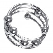 Большое металлическое кольцо под головку пениса - ToyFa - купить с доставкой в Невинномысске