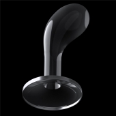Прозрачный стимулятор простаты Flawless Clear Prostate Plug - 15 см. - Lovetoy - в Невинномысске купить с доставкой