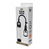 Прозрачная вакуумная помпа с манометром Deluxe Penis Pump - Dream Toys - в Невинномысске купить с доставкой