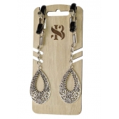 Изысканные зажимы на соски с подвесками  Шахерезада - Sitabella - купить с доставкой в Невинномысске