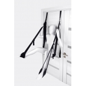 Черные секс-качели на дверь Anonymo №0505 - ToyFa - купить с доставкой в Невинномысске