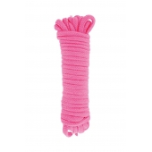 Розовая веревка для связывания Sweet Caress Rope - 10 метров - Sweet Caress - купить с доставкой в Невинномысске