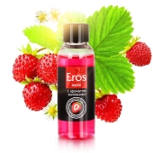Массажное масло Eros fantasy с ароматом земляники - 50 мл. - Биоритм - купить с доставкой в Невинномысске