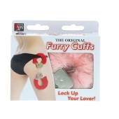 Металлические наручники с розовой меховой опушкой METAL HANDCUFF WITH PLUSH PINK - Dream Toys - купить с доставкой в Невинномысске
