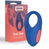 Синее эрекционное кольцо RRRING First Date Cock Ring - FeelzToys - в Невинномысске купить с доставкой