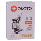 Набор из 4 презервативов OKOTO MegaMIX - Sitabella - купить с доставкой в Невинномысске