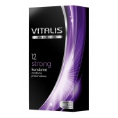Презервативы с утолщённой стенкой VITALIS PREMIUM strong - 12 шт. - Vitalis - купить с доставкой в Невинномысске