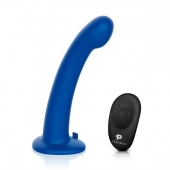Синяя насадка Remote Control P-Spot G-Spot с черными трусиками - 20 см. - Pegasus - купить с доставкой в Невинномысске