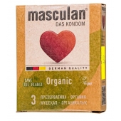 Экологически чистые презервативы Masculan Organic - 3 шт. - Masculan - купить с доставкой в Невинномысске