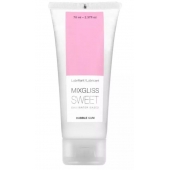 Смазка на водной основе Mixgliss Sweet с ароматом бабл-гам - 70 мл. - Mixgliss - купить с доставкой в Невинномысске