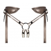 Бронзовый пояс для насадок Desirous Harness - Strap-on-me - купить с доставкой в Невинномысске