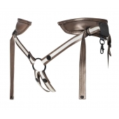Бронзовый пояс для насадок Desirous Harness - Strap-on-me - купить с доставкой в Невинномысске