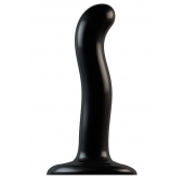 Черный фаллоимитатор-насадка Strap-On-Me P G spot Dildo size S - 16,4 см. - Strap-on-me - купить с доставкой в Невинномысске