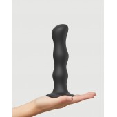 Черная насадка Strap-On-Me Dildo Geisha Balls size XL - Strap-on-me - купить с доставкой в Невинномысске