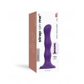Фиолетовая насадка Strap-On-Me Dildo Geisha Balls size XL - Strap-on-me - купить с доставкой в Невинномысске