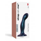 Темно-синяя насадка Strap-On-Me Dildo Plug Snaky size M - Strap-on-me - купить с доставкой в Невинномысске