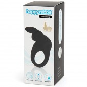 Черное эрекционное виброкольцо Happy Rabbit Rechargeable Rabbit Cock Ring - Happy Rabbit - в Невинномысске купить с доставкой