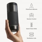 Черный мастурбатор с контролем всасывания Arcwave Pow Stroker - Arcwave - в Невинномысске купить с доставкой