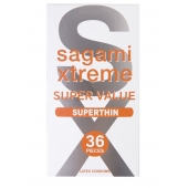 Ультратонкие презервативы Sagami Xtreme Superthin - 36 шт. - Sagami - купить с доставкой в Невинномысске