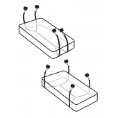 Фиксаторы для кровати WRAPAROUND MATTRESS RESTRAIN - Pipedream - купить с доставкой в Невинномысске