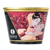 Массажная  свеча Sparkling Strawberry Wine с ароматом клубничного вина - 170 мл. - Shunga - купить с доставкой в Невинномысске