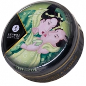 Массажная свеча Exotic Green Tea с ароматом зелёного чая - 30 мл. - Shunga - купить с доставкой в Невинномысске