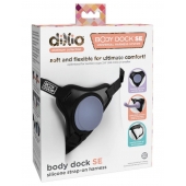 Черные трусики для страпона Body Dock SE на регулируемых ремнях - Pipedream - купить с доставкой в Невинномысске