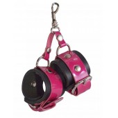 Розово-черный брелок  Наручники - Sitabella - купить с доставкой в Невинномысске