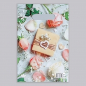 Полиэтиленовый пакет  Подарочек  с вырубной усиленной ручкой - 20 х 30 см. - Сима-Ленд - купить с доставкой в Невинномысске