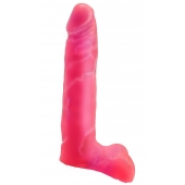 Розовая насадка-фаллос для трусиков Harness - 16,5 см. - LOVETOY (А-Полимер) - купить с доставкой в Невинномысске