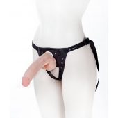 Реалистичный фаллос на поясе Harness - 20,5 см. - LOVETOY (А-Полимер) - купить с доставкой в Невинномысске