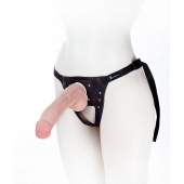 Податливый фаллос на трусиках Harness - 20,5 см. - LOVETOY (А-Полимер) - купить с доставкой в Невинномысске