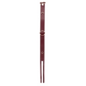 Бордовый ремень Halo Waist Belt - размер L-XL - Shots Media BV - купить с доставкой в Невинномысске