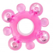 Эрекционное кольцо c бусинками - Toyfa Basic - в Невинномысске купить с доставкой