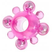 Эрекционное кольцо c бусинками - Toyfa Basic - в Невинномысске купить с доставкой