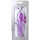 Фиолетовая насадка, удлиняющая половой член - 13,5 см. - Toyfa Basic - в Невинномысске купить с доставкой