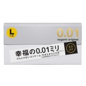 Презервативы Sagami Original 0.02 L-size увеличенного размера - 5 шт. - Sagami - купить с доставкой в Невинномысске