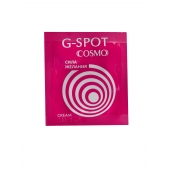 Стимулирующий интимный крем для женщин Cosmo G-spot - 2 гр. - Биоритм - купить с доставкой в Невинномысске