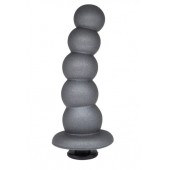 Серая насадка-ёлочка PLATINUM 5,5’’ - 15,5 см. - LOVETOY (А-Полимер) - купить с доставкой в Невинномысске