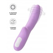 Сиреневый вибратор-ротатор Merry-Gor - 20,7 см. - JOS