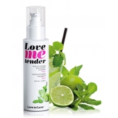 Съедобное согревающее массажное масло Love Me Tender Mojito с ароматом мохито - 100 мл. - Love to Love - купить с доставкой в Невинномысске
