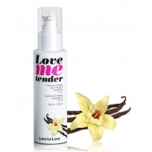 Съедобное согревающее массажное масло Love Me Tender Vanilla с ароматом ванили - 100 мл. - Love to Love - купить с доставкой в Невинномысске