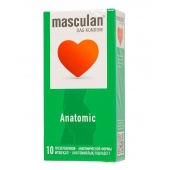 Презервативы анатомической формы Masculan Anatomic - 10 шт. - Masculan - купить с доставкой в Невинномысске