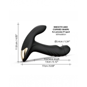 Черный вибромассажер простаты Multi P-Joy с 3 моторами - Dorcel - в Невинномысске купить с доставкой