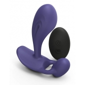 Темно-синий вибромассажер Witty P G Vibrator with Remote Control - Love to Love - в Невинномысске купить с доставкой