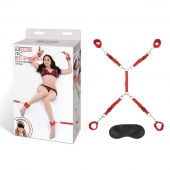 Красная фиксация на матрас Classic Bedspreader - Lux Fetish - купить с доставкой в Невинномысске